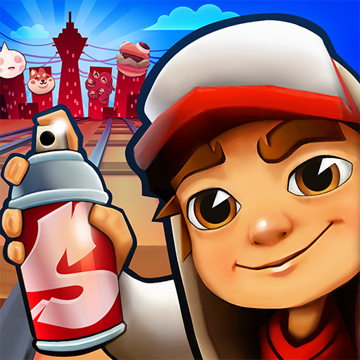 انطلق بأسرع ما يمكن ! subway-surfers تفادى القطارات القادمة!