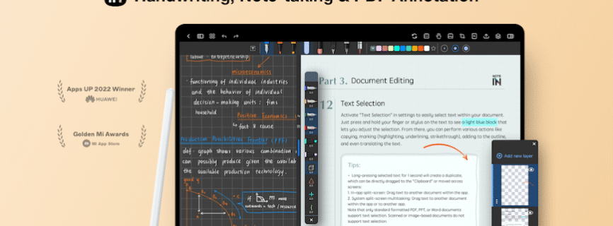 Notein: Handwriting,Notes,PDFs